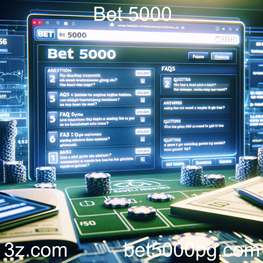 Descubra a seção de Perguntas Frequentes do Bet 5000